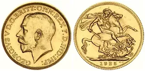 United Kingdom/South Africa 1 Sovereign With Countermark 1925 Almost St.109561 - Picture 1 of 1