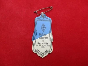 Abzeichen Bezirkssängerfest in Buttstädt 1930 DSB RARE - Bild 1 von 2