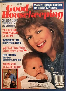Good Housekeeping May 1992 Mary Hart And Son A.J. - Picture 1 of 8