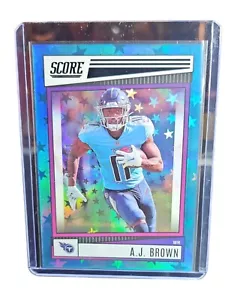 2022 Panini Score Football Blue A.J. Brown Tennessee Titans 138 /399 Blue Stars - Picture 1 of 3
