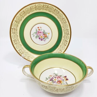 JOHNSON BROTHERS Pareek Flat Cream Soup Bowl & Saucer Set JB325 - Image 1 of 4