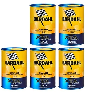 5 Litri Olio Motore Bardhal XTA 5W40 per Auto ACEA C3 API SN CF Polarplus - Afbeelding 1 van 10
