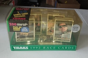 1992 Traks Race Cards FACTORY SEALED Limited Edition Set 200 Cards + 20 Bonus - Picture 1 of 2