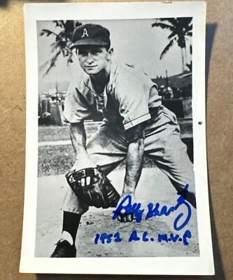 BOBBY SHANTZ MLB Kansas City Athletics Auto Autographed Signed 3.5x5 Photo - Image 1 of 2