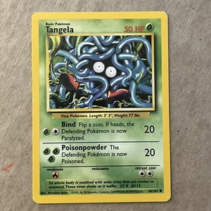 Pokémon TCG Tangela Base Set 66/102 Regular Unlimited Common - Picture 1 of 2