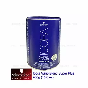 SCHWARZKOPF Igora Vario Blond Super Plus Powder Lightener 450g Registered Post - Picture 1 of 1