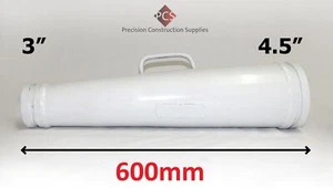 4.5" to 3" x 600mm Steel Reducer with Handle for Concrete Pumps - Picture 1 of 6