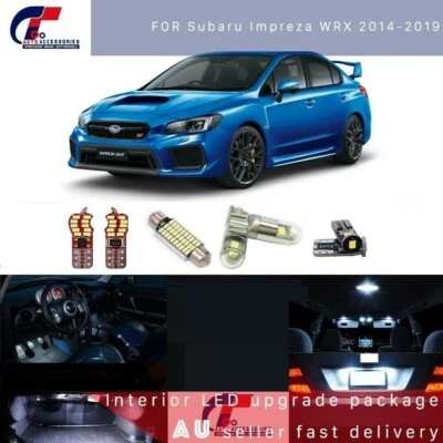 Kit de actualización de conversión de luz interior LED blanca de 10 piezas para Subaru WRX 2014-2020 Foto 1 de 4