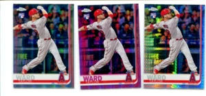 Refractor Rainbow Lot of (3) 2019 Topps Chrome Taylor Ward #78 RC PINK PRISM - Bild 1 von 1