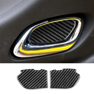 Carbon Fiber Interior Door Handle Bowl Panel Trim For Chevrolet Camaro 2010-2015 - Picture 1 of 14