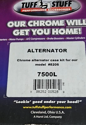 Alternator Case Kit Tuff Stuff 7500L Model 8206 - Image 1 of 4