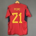 Pedri Spain Jersey 2022 Home Large Mens Soccer Shirt World Cup HL1970 Adidas