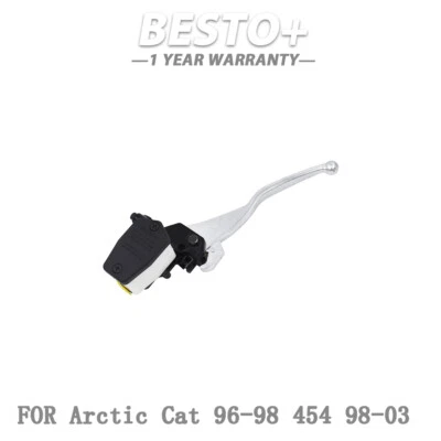 FOR Arctic Cat 250 300 375 2X4 4X4 1998-03 BRAKE LEVER MASTER CYLINDER ASSEMBLY Foto 1 de 4