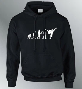 Sweat shirt Hoodie Homme evolution karaté capuche sweatshirt human sport karate - Imagen 1 de 1