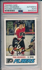 Paul Holmgren Flyers Signed/Auto 2002 TOPPS Archive Card #307 PSA/DNA 164532 - Picture 1 of 2