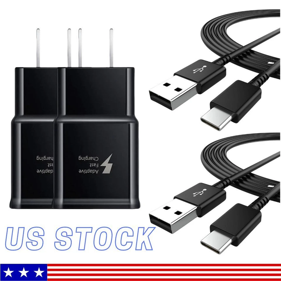 Adaptador Cargador Rápido Cable USB Tipo C Para Samsung Galaxy S8 S9 S10 Plus Note 8 9 Foto 1 de 4