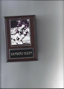 RAYMOND BERRY PLAQUE BALTIMORE COLTS FOOTBALL NFL - Picture 1 of 1