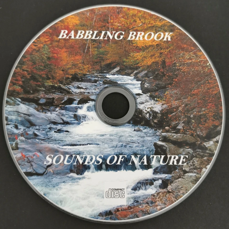 Natural Sounds Babbling Brook CD- Relaxation, Stress Relief Deep Sleep, Calming - Image 1 of 1