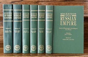 Migration from the Russian Empire, Edited by Ira A. Glazier (Six Volumes) - Picture 1 of 1