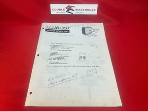 1987 Lawn-Boy Service Update Manual - Picture 1 of 4