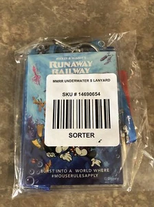 Disney World Mickeys Runaway Railway Lanyard New In Package 2021 - Picture 1 of 7