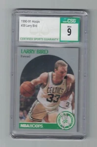 1990-91 Larry Bird Hoops CSG 9 - Picture 1 of 2