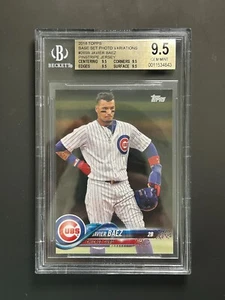 2018 Topps Javier Baez #265b Pinstripe Jersey Variation SSP BGS 9.5 - Picture 1 of 1