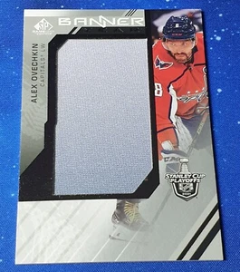 2021-22 SP Game Used NHL Stanley Cup Playoffs Banner Year Relics Alex Ovechkin - Picture 1 of 6