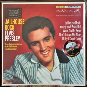 AUDIO FIDELITY ELVIS PRESLEY "Jailhouse Rock" EP LP 45 & 33 rpm FACTORY SEALED - Picture 1 of 2