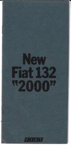 Fiat 132 2000 1977-1978 Export Markets Small Format Brochure In English Inc 1600 - Picture 1 of 2