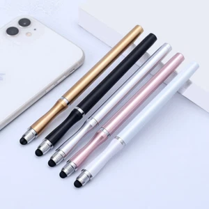 2 in 1 Stylus Pen Tablet Drawing Capacitive Screen Touch Pen for iPad Mobile - Picture 1 of 16