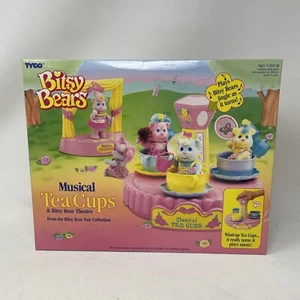 Vintage Tyco Bitsy Bears Musical Tea Cups & Theatre New Sealed 1991 - Picture 1 of 19