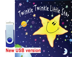 Twinkle twinkle little star nursery songs & rhymes USB STICK 25 MP3 songs *NEW* - Zdjęcie 1 z 2