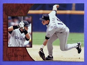 Pinnacle Select Andrés Galarraga Colorado Rockies 1996 corte #3 - Imagen 1 de 2