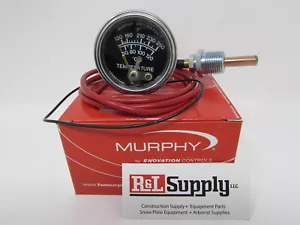 6FT MURPHY 20T-250-6-1/2 10702043 250 DEGREE TEMPERATURE GAUGE - Picture 1 of 5
