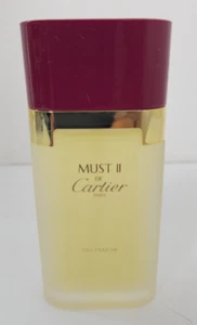 Must II de Cartier Eau Fraiche 100ml 3.3floz Cartier Approx 98% Full - Picture 1 of 9