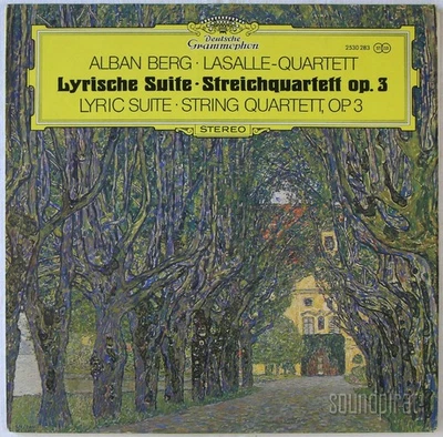LASALLE QUARTET ALBAN BERG LYRIC SUITE & STRING Q. DGG ED.1 STEREO 2530283 NM - Image 1 of 3