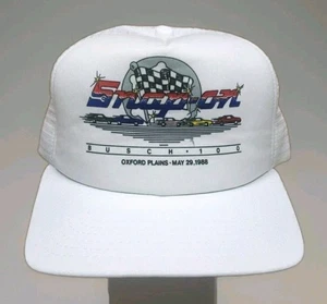 1988 Oxford Plains Speedway Maine Bush 100 Snap-on New Era Mütze USA gebraucht  - Bild 1 von 11