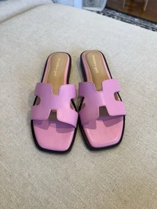 Steve Madden- Madden Girl H-Sandal Flats, Pink, Sz 7.5 NWB - Picture 1 of 6