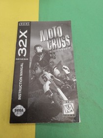 Sega Genesis 32x Moto Cross Championship Manual