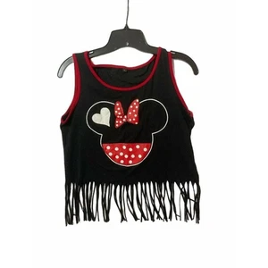 #3529 Womens black minnie mouse tank size L - Picture 1 of 8