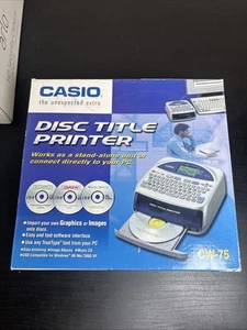 Casio CW-75 CD Drucker Disc Titel Drucker Standalone/USB Qwertz Tastatur - Bild 1 von 3