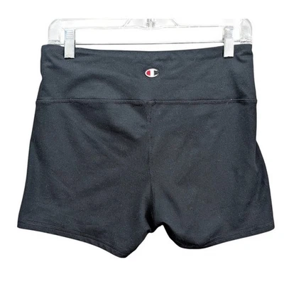 Champion Women's Compression Shorts Authentic Athleticwear Black Size L Stretch - image 1 of 4