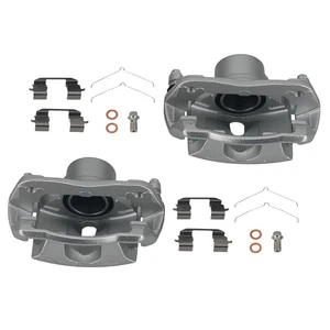 Pair Front Disc Brake Caliper w/ Bracket For Honda Element 2003-2011 19-B2662 - Picture 1 of 19