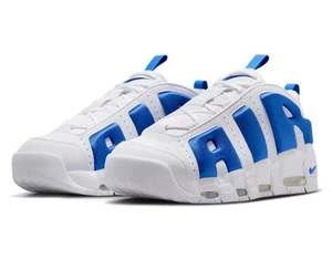 Nike Air More Uptempo Low White Royal Blue Men's Size US 13 Casual Sneakers New✅ - Picture 1 of 8