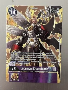 Lucemon: Chaos Mode Alternate Art Next Adventure Digimon BT7-111 SEC SR - Bild 1 von 2