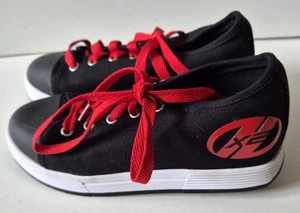 Zapato de Skate Heelys X2 Negro Blanco Rojo Talla UK2 Precioso Estado Muy Poco Desgaste - Imagen 1 de 9