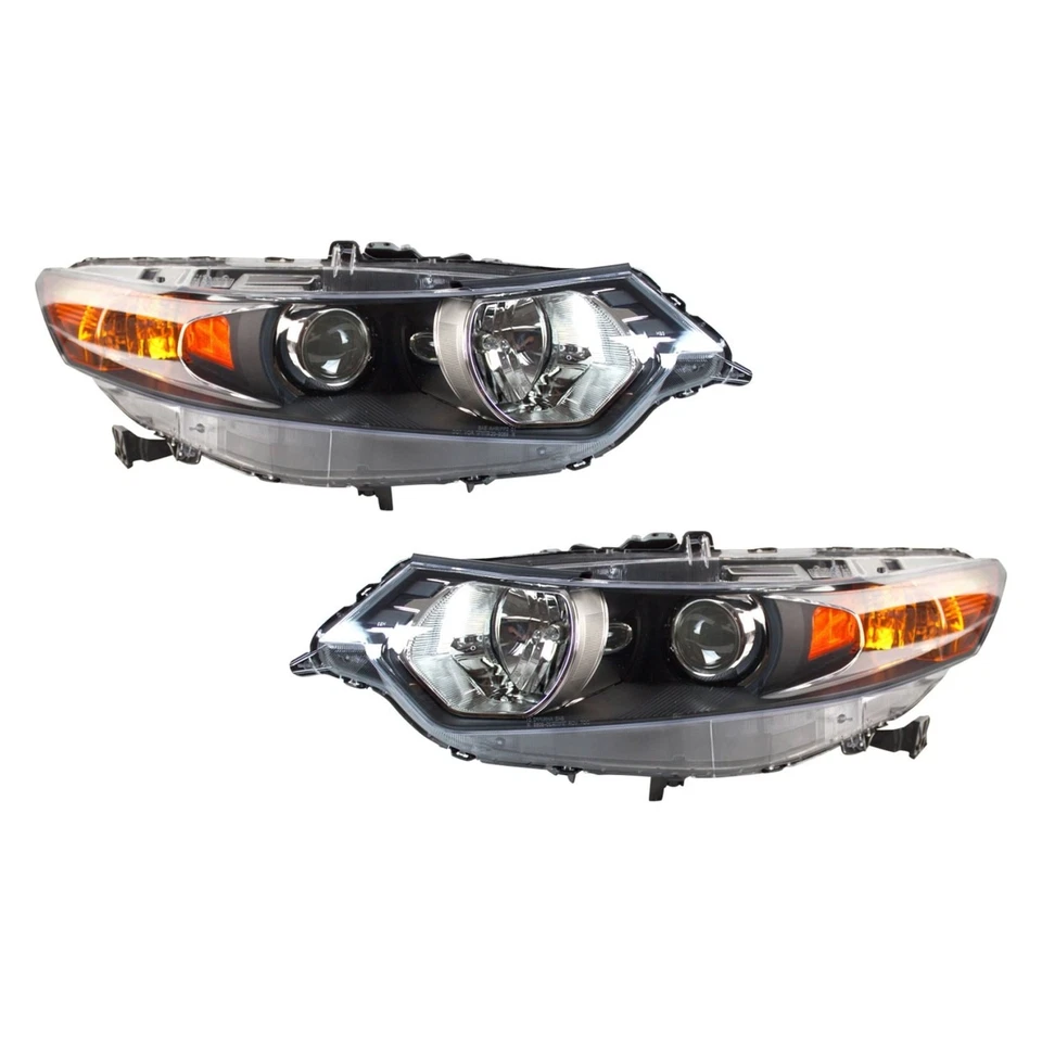 For Acura TSX 09-14 Headlight Set Driver & Passenger Side Replacement Headlight Foto 1 de 1