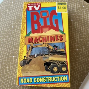 BIG Machines Road Construction 30 Minute VHS Tape- PreOwned - Picture 1 of 5
