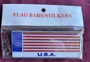 American flag 3-D sticker badge emblem - Picture 1 of 3